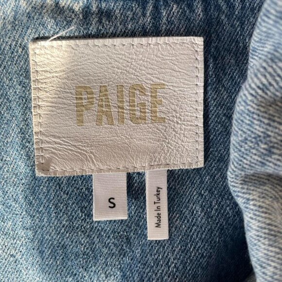Paige Classic Light Wash Denim Jacket | Women’s Size Small - Picture 4 of 4
